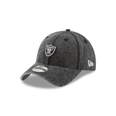 Las Vegas Raiders Gorra | New Era NFL Rugged Mini 9twenty Adjustable Cap Mexico - Negros